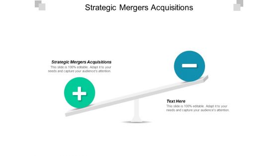 Strategic Mergers Acquisitions Ppt PowerPoint Presentation Layouts Infographics Cpb