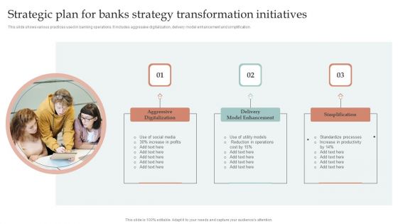 Strategic Plan For Banks Strategy Transformation Initiatives Inspiration PDF Strategic Plan For Banks Strategy Transformation Initiatives Inspiration PDF