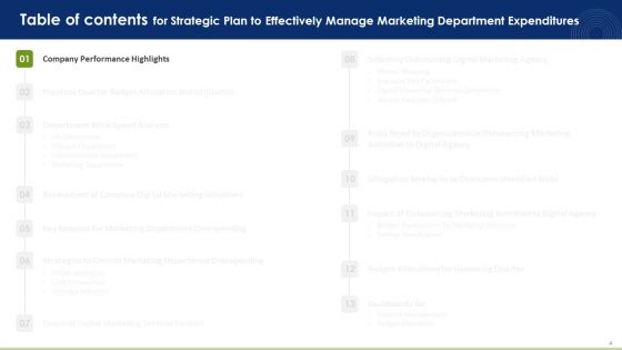 Strategic Plan To Effectively Manage Marketing Department Expenditures Ppt PowerPoint Presentation Complete Deck With Slides