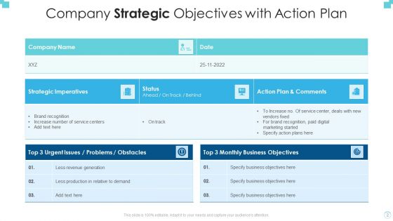 Strategic Planned Objectives Ppt PowerPoint Presentation Complete Deck With Slides
