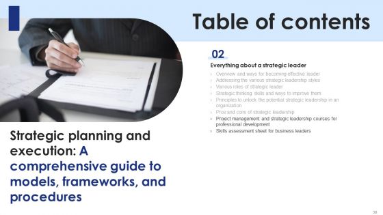 Strategic Planning And Execution A Comprehensive Guide To Models Frameworks And Procedures Complete Deck