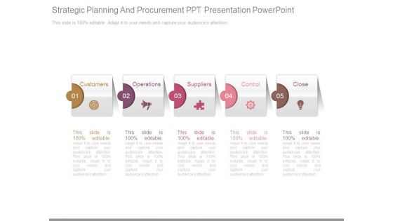 Strategic Planning And Procurement Ppt Presentation Powerpoint