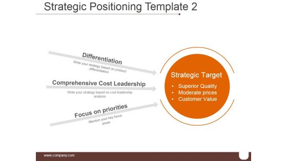 Strategic Positioning Template 2 Ppt PowerPoint Presentation Microsoft
