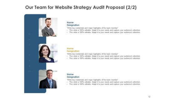 Strategic SEO Audit Proposal Ppt PowerPoint Presentation Complete Deck With Slides