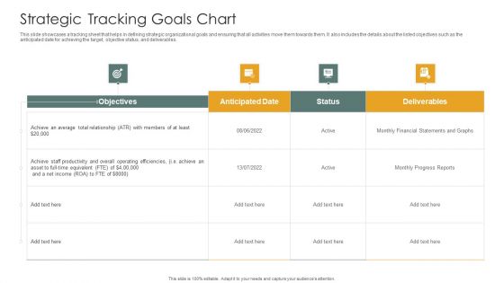 Strategic Tracking Goals Chart Icons PDF Strategic Tracking Goals Chart Icons PDF