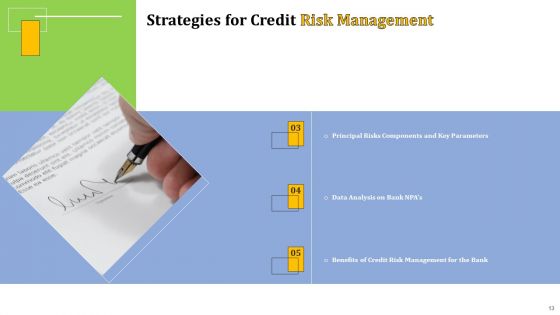 Strategies For Credit Risk Management Ppt PowerPoint Presentation Complete Deck With Slides