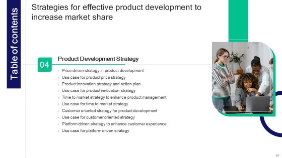 Strategies For Effective Product Development To Increase Market Share Ppt PowerPoint Presentation Complete Deck With Slides