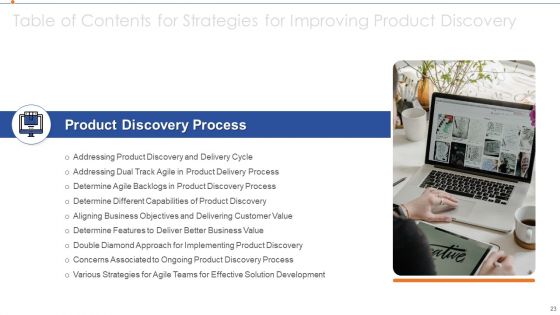 Strategies For Improving Product Discovery Ppt PowerPoint Presentation Complete Deck With Slides