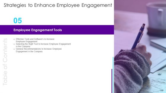 Strategies To Enhance Employee Engagement Ppt PowerPoint Presentation Complete Deck With Slides