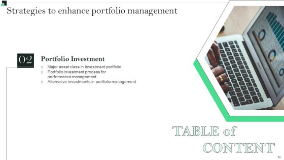 Strategies To Enhance Portfolio Management Ppt PowerPoint Presentation Complete Deck