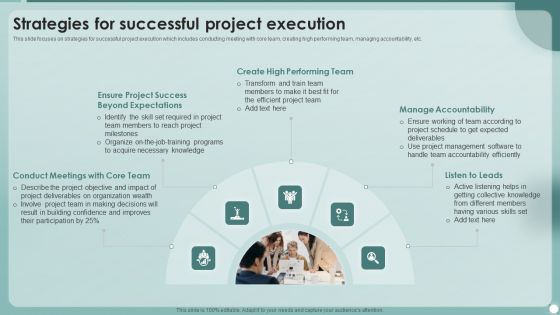 Strategies To Enhance Project Management Process Strategies For Successful Project Execution Information PDF
