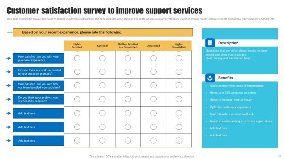 Strategies To Improve Customer Support Services Ppt PowerPoint Presentation Complete Deck With Slides