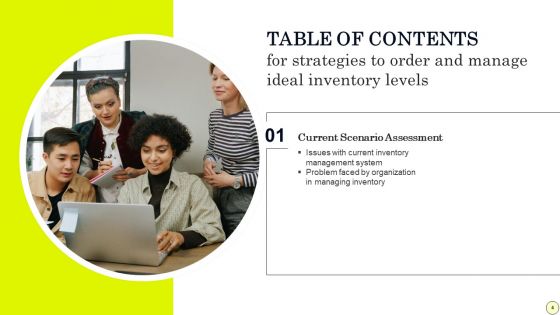 Strategies To Order And Manage Ideal Inventory Levels Ppt PowerPoint Presentation Complete Deck With Slides