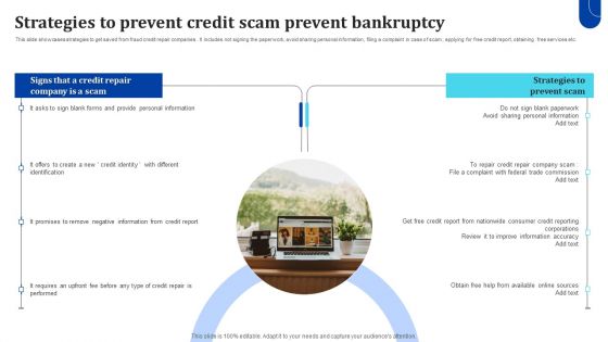 Strategies To Prevent Credit Scam Prevent Bankruptcy Ideas PDF