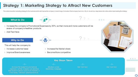 Strategy 1 Marketing Strategy To Attract New Customers Graphics PDF