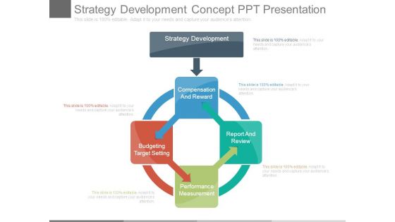 Strategy Development Concept Ppt Presentation