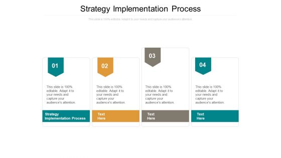 Strategy Implementation Process Ppt PowerPoint Presentation Icon Templates Cpb