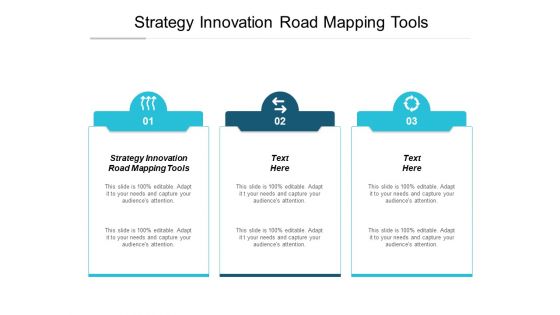 Strategy Innovation Road Mapping Tools Ppt PowerPoint Presentation Styles Graphics Download Cpb