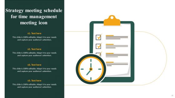 Strategy Meeting Schedule Ppt PowerPoint Presentation Complete Deck With Slides