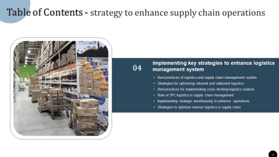 Strategy To Enhance Supply Chain Operations Ppt PowerPoint Presentation Complete Deck With Slides