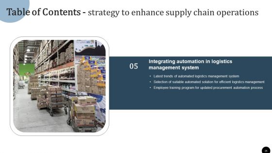 Strategy To Enhance Supply Chain Operations Ppt PowerPoint Presentation Complete Deck With Slides