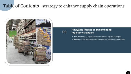Strategy To Enhance Supply Chain Operations Ppt PowerPoint Presentation Complete Deck With Slides