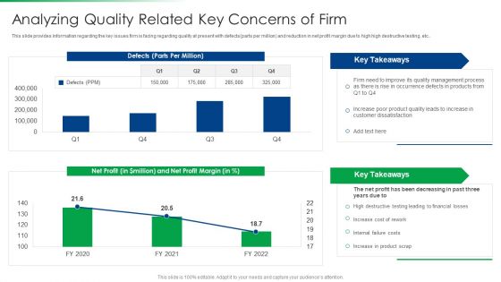 Strawman Project Action Plan Analyzing Quality Related Key Concerns Of Firm Information PDF