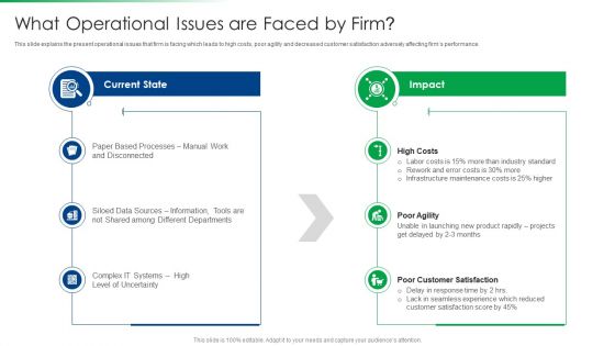 Strawman Project Action Plan What Operational Issues Are Faced By Firm Formats PDF
