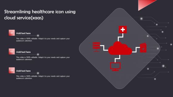 Streamlining Healthcare Icon Using Cloud Service Xaas Summary PDF