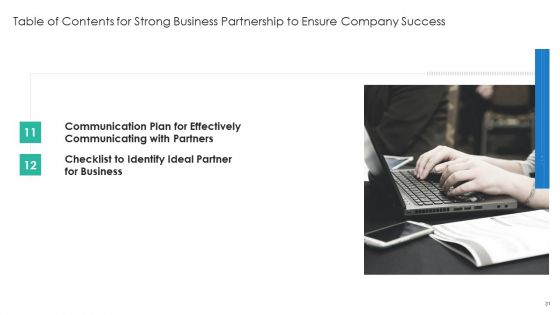 Strong Business Partnership To Ensure Company Success Ppt PowerPoint Presentation Complete Deck With Slides