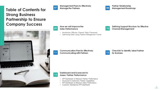 Strong Business Partnership To Ensure Company Success Ppt PowerPoint Presentation Complete Deck With Slides