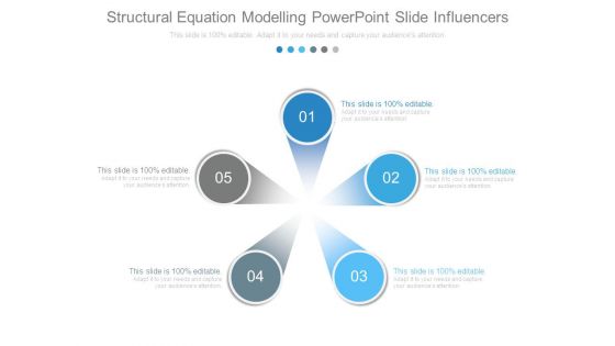 Structural Equation Modelling Powerpoint Slide Influencers