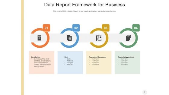 Structure Of A Data Analysis Report Framework Business Ppt PowerPoint Presentation Complete Deck