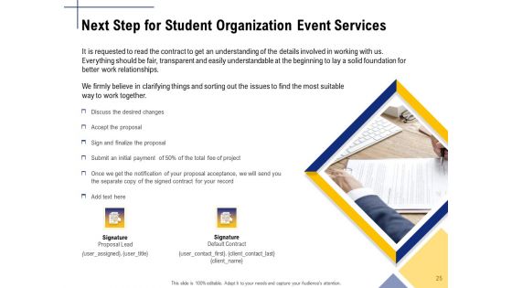 Student Club Event Planning Ppt PowerPoint Presentation Complete Deck With Slides