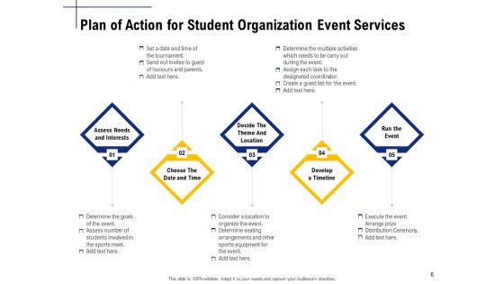 Student Club Event Planning Ppt PowerPoint Presentation Complete Deck With Slides