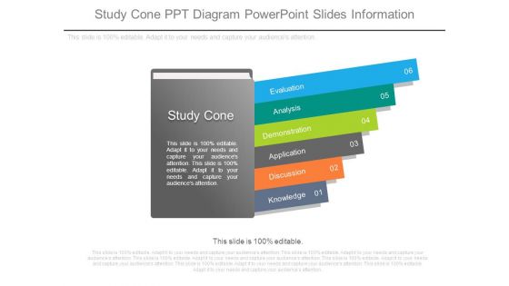 Study Cone Ppt Diagram Powerpoint Slides Information