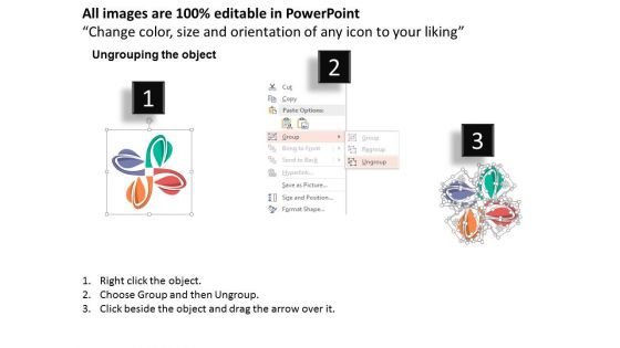 Stylish Four Steps Infographic Layout Powerpoint Template