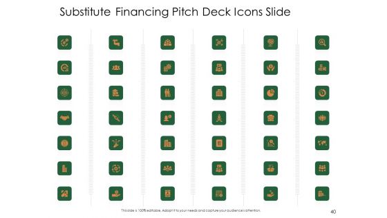 Substitute Financing Pitch Deck Ppt PowerPoint Presentation Complete Deck With Slides