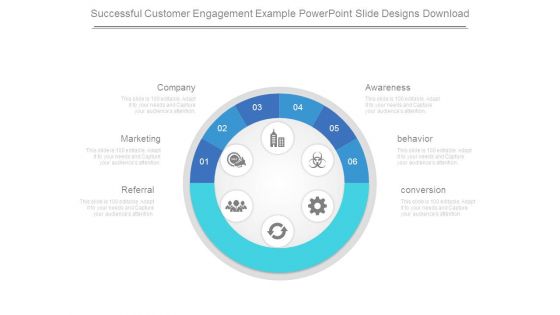 Successful Customer Engagement Example Powerpoint Slide Designs Download