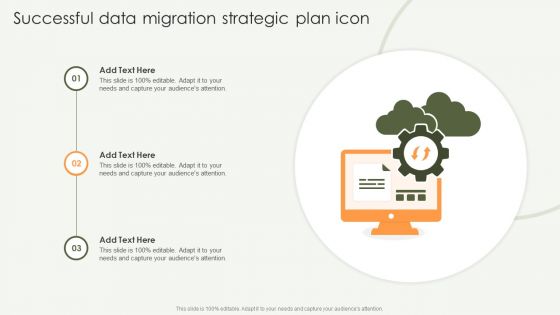 Successful Data Migration Strategic Plan Icon Slides PDF