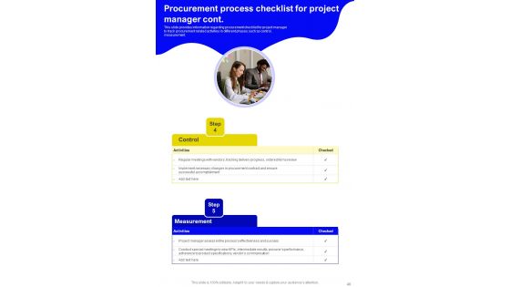 Successful Handling Of Project By Managers Template
