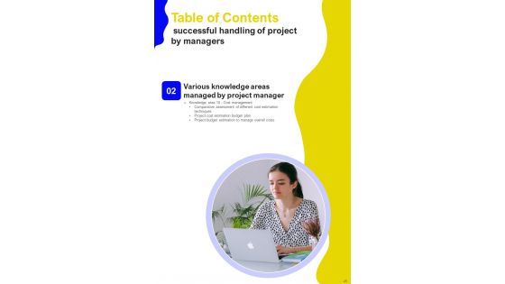 Successful Handling Of Project By Managers Template