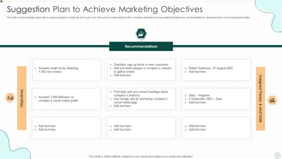 Suggestion Plan Ppt PowerPoint Presentation Complete With Slides