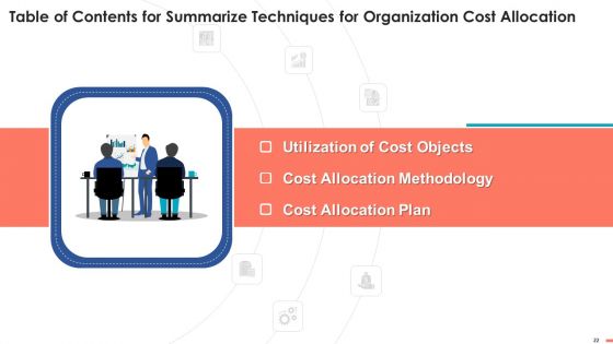 Summarize Techniques For Organization Cost Allocation Ppt PowerPoint Presentation Complete Deck With Slides