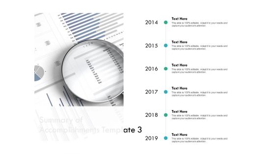 Summary Of Accomplishments Template Data Analysis Ppt PowerPoint Presentation Styles Layout Ideas