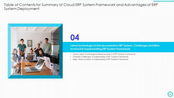 Summary Of Cloud ERP System Framework And Advantages Of ERP System Deployment Ppt PowerPoint Presentation Complete Deck With Slides