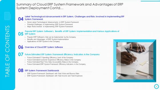 Summary Of Cloud ERP System Framework And Advantages Of ERP System Deployment Ppt PowerPoint Presentation Complete Deck With Slides
