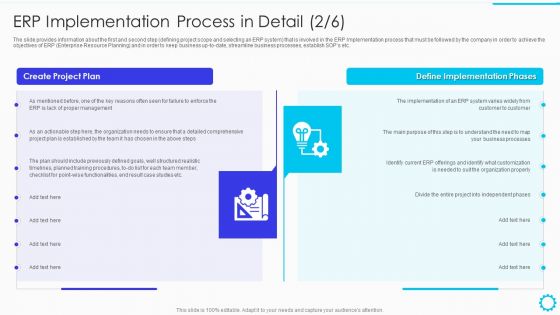 Summary Of Cloud Erp System Framework Erp Implementation Process Topics PDF