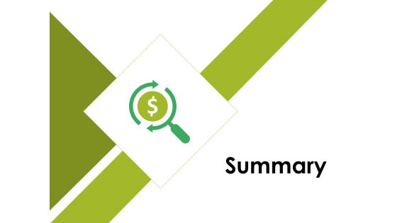 Summary Ppt PowerPoint Presentation Styles Infographic Template