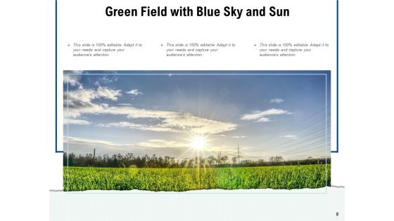Sunlight Clouds Disappear Green Grass Ppt PowerPoint Presentation Complete Deck